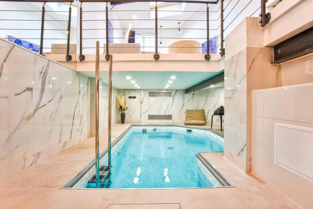 Deauville Luxury Blue Loft - Sauna And Inside Pool Trouville-sur-mer Exteriör bild