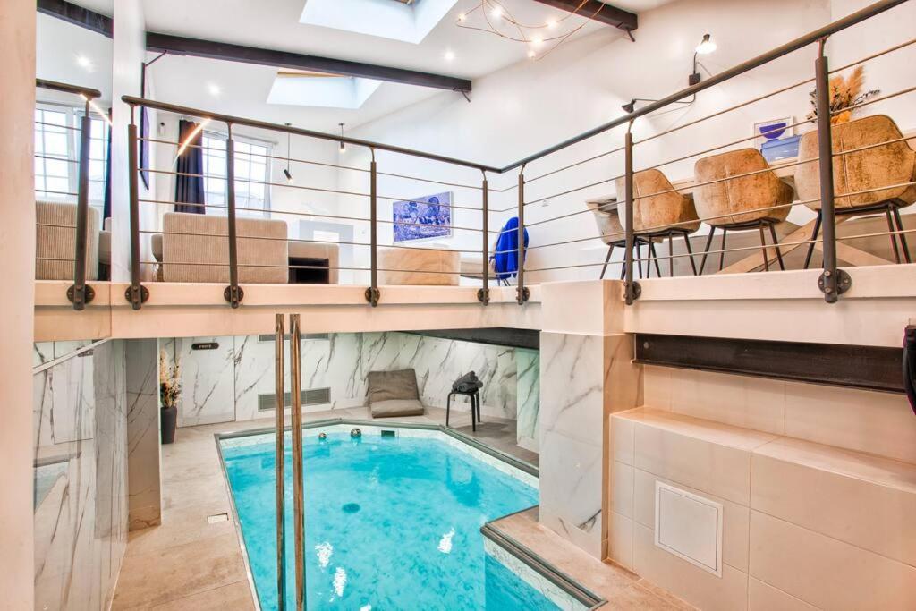 Deauville Luxury Blue Loft - Sauna And Inside Pool Trouville-sur-mer Exteriör bild