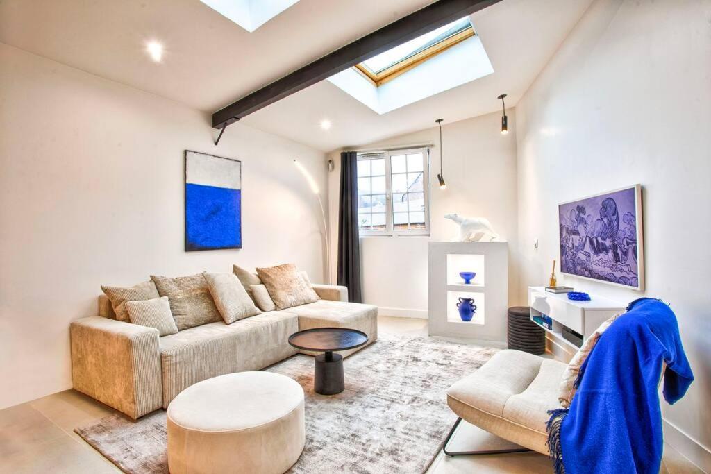 Deauville Luxury Blue Loft - Sauna And Inside Pool Trouville-sur-mer Exteriör bild