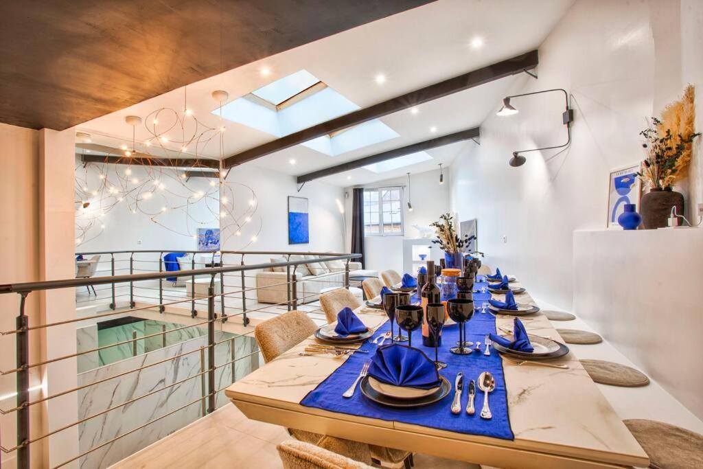 Deauville Luxury Blue Loft - Sauna And Inside Pool Trouville-sur-mer Exteriör bild