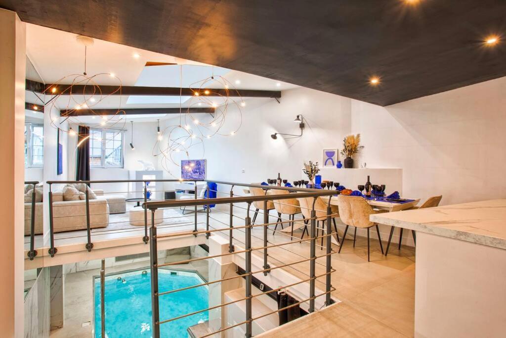 Deauville Luxury Blue Loft - Sauna And Inside Pool Trouville-sur-mer Exteriör bild